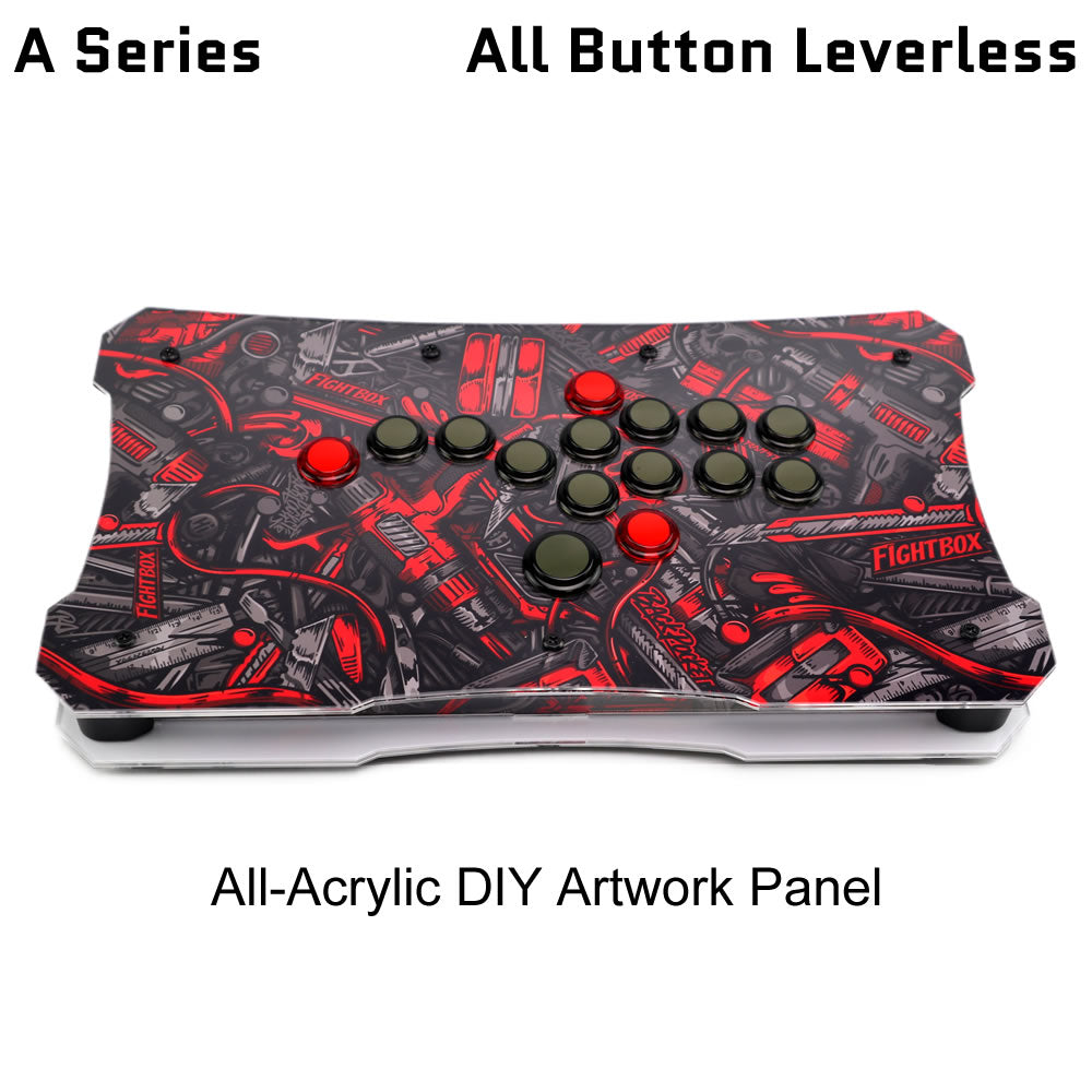 FightBox A Series All-Acrylic DIY Art Panel All Button Leverless