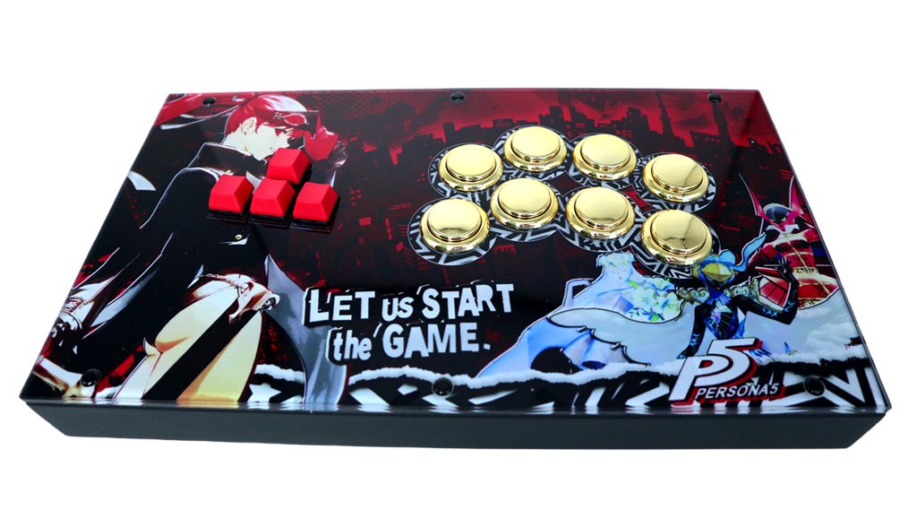 FightBox F6-Metallic Buttons Arcade Game Controller Custom Panel Project 09/10/2024