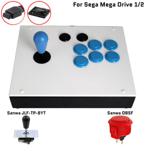 FightBox R3 Arcade Fight Stick Game Controller For Sega Mega Drive 1/2