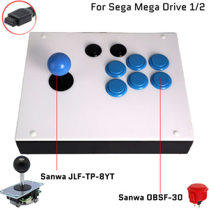 FightBox R3 Arcade Fight Stick Game Controller For Sega Mega Drive 1/2