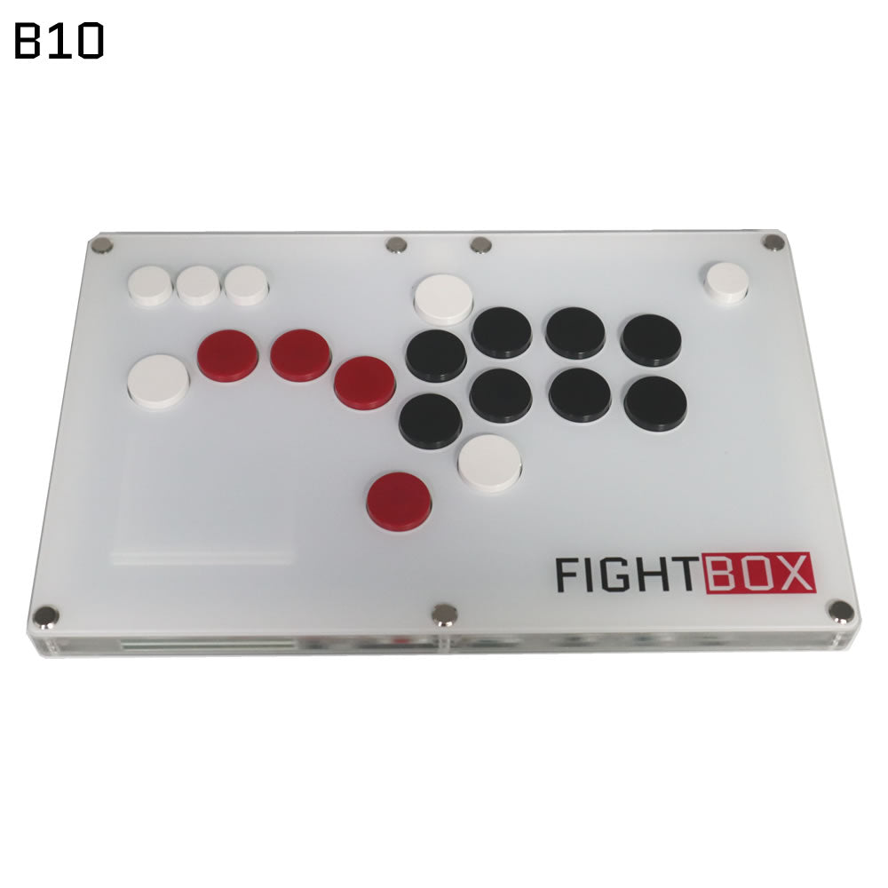 FightBox B10 All Button Leverless Arcade Game Controller for PC/PS/XBO ...