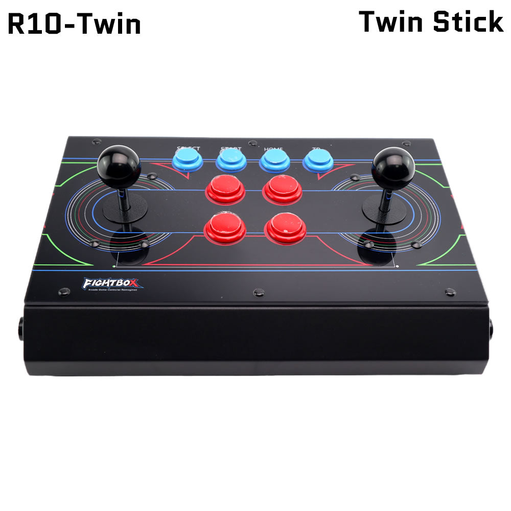 FightBox R10-Twin Arcade Twin Stick Dual Joystick Controller For