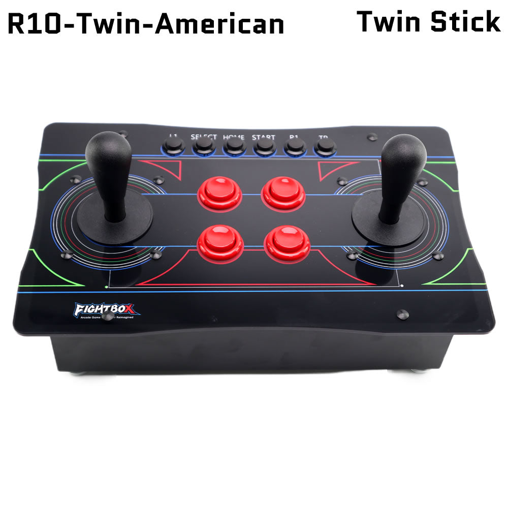 FIGHTBOX アーケードコントローラー FightBox R10-Twin Arcade Twin Stick Dual Joystick Controller