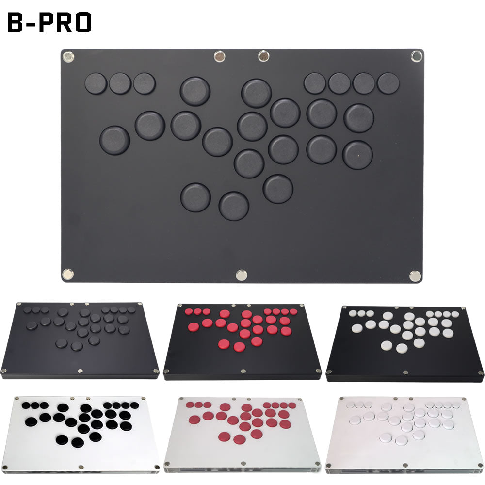 FightBox B-PRO All Button Leverless Arcade Game Controller for for PC/PS/XBOX/SWITCH