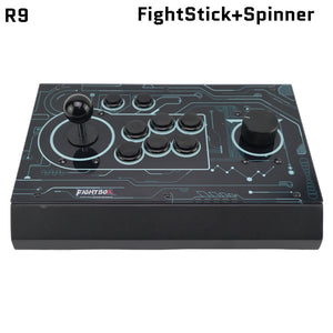 FightBox R9 Arcade Fight Stick With Spinner Retro Game Controller