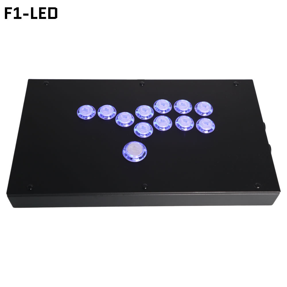 FightBox F1-LED All Button Leverless Arcade Game Controller