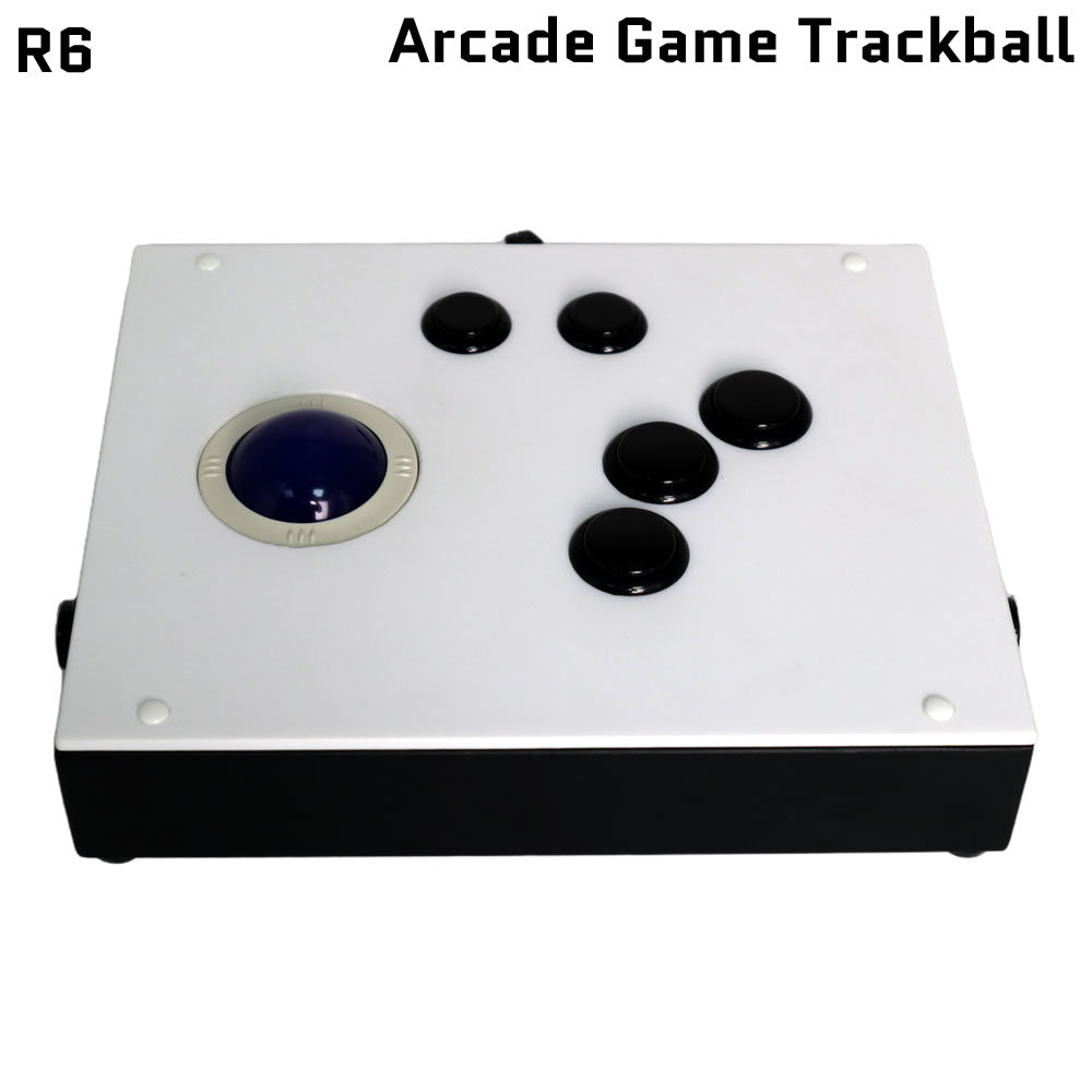 FightBox R6 USB Arcade Game Trackball Controller For MAME RetroArch Raspberry Pi PC