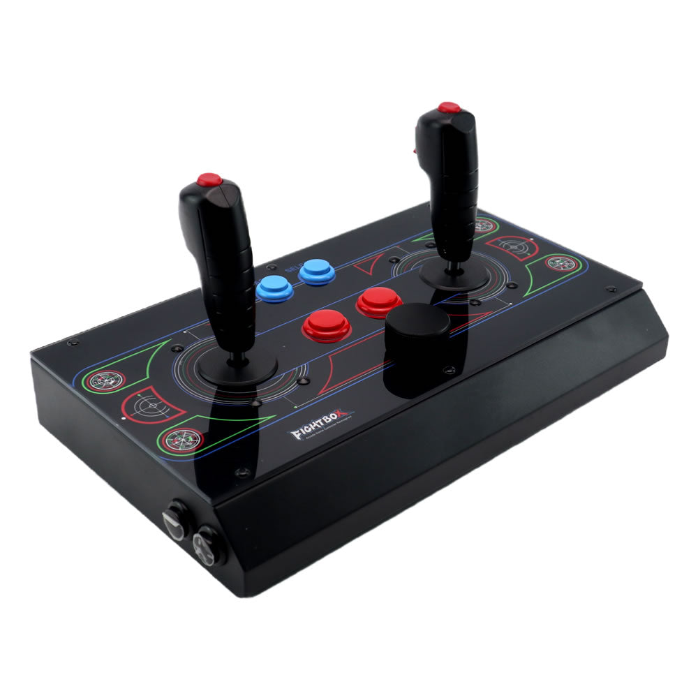 Fightbox R10-Dual-FlightStick Dual Flight Stick With Spinner