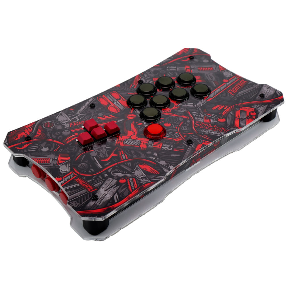 FightBox A Series All-Acrylic DIY Art Panel Keyboard Leverless Arcade ...