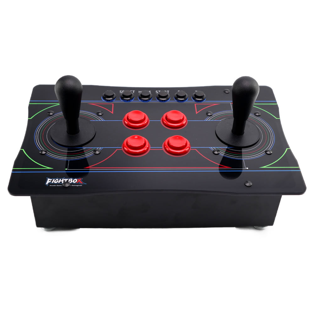 FightBox R10-Twin Arcade Twin Stick Dual Joystick Controller American ...
