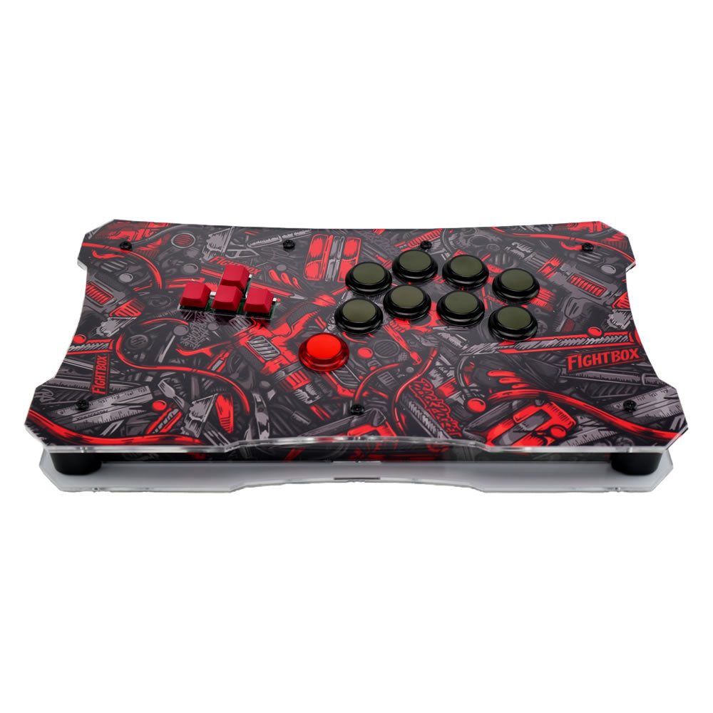 FightBox A Series All-Acrylic DIY Art Panel Keyboard Leverless Arcade ...