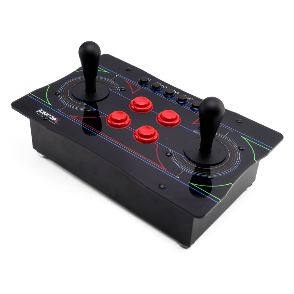 FightBox R10-Twin Arcade Twin Stick Dual Joystick Controller American ...
