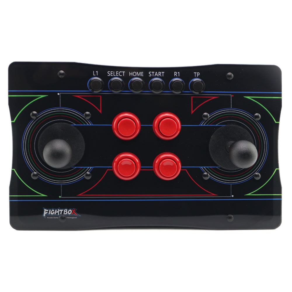 FightBox R10-Twin Arcade Twin Stick Dual Joystick Controller American ...