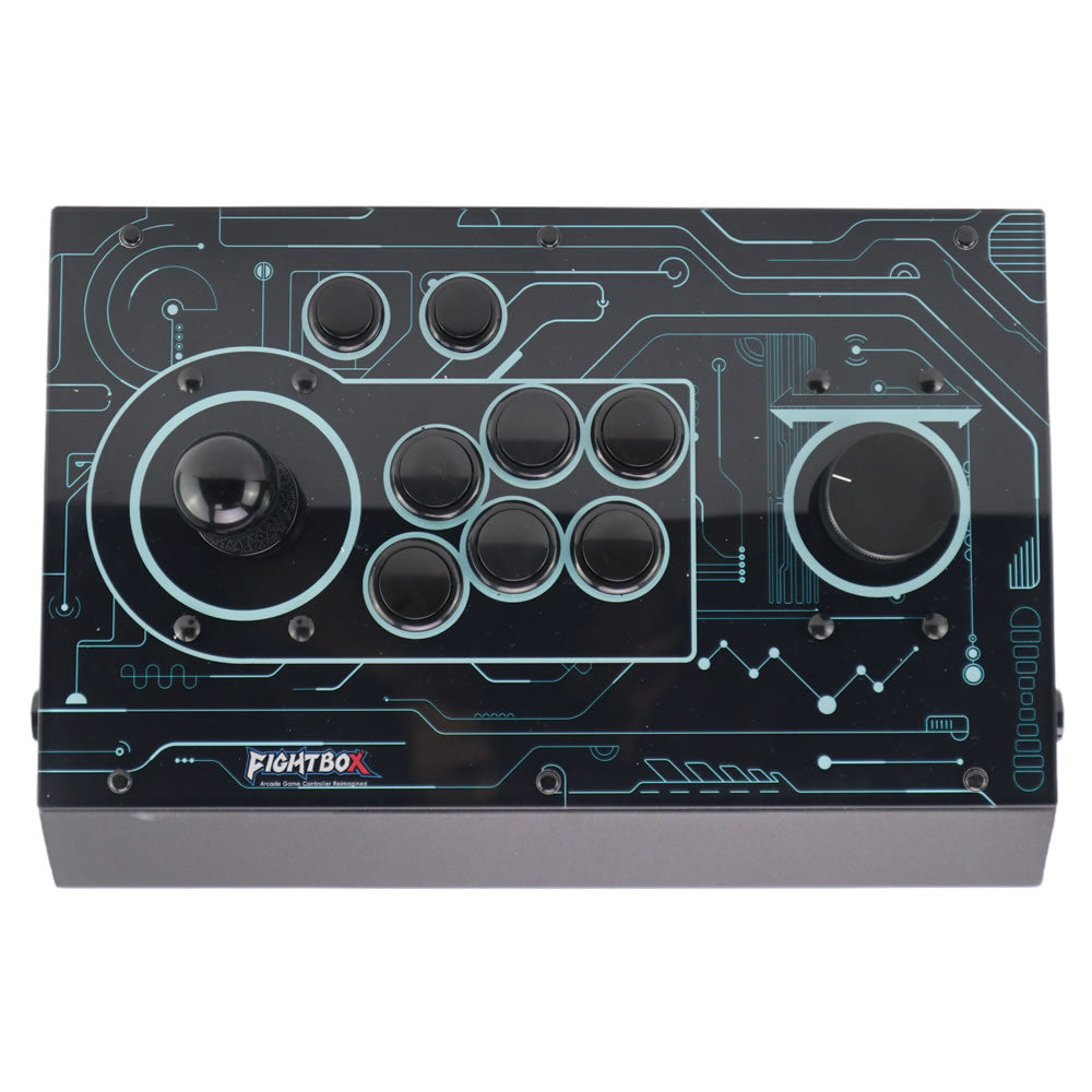 FightBox R9 Arcade Fight Stick With Spinner Retro Game Controller For ...