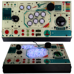 FightBox R10-PRO Arcade Fight Stick With Trackball&Spinner Retro