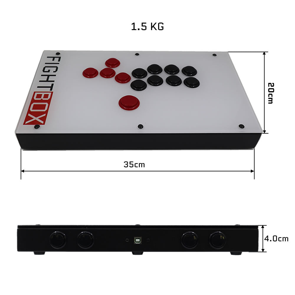 FightBox F4 All Button Leverless Arcade Game Controller for PC/PS/XBOX/SWITCH