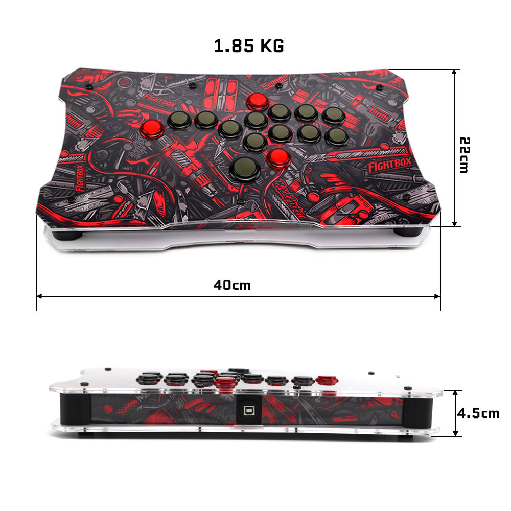 FightBox A Series All-Acrylic DIY Art Panel All Button Leverless