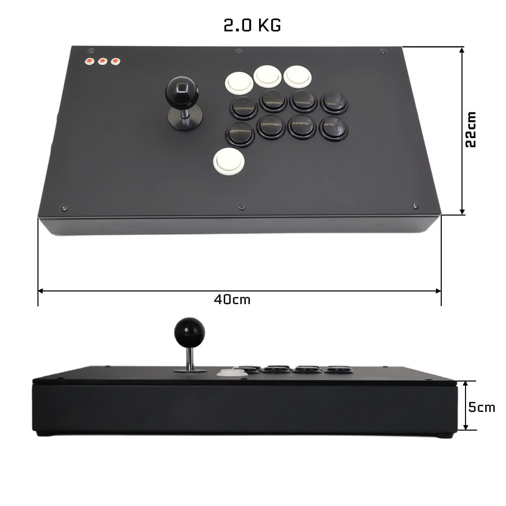 FightBox M8-Macro Arcade Joystick Game Controller with Macro Recording Function For PC/PS3/SWITCH