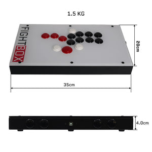 FightBox F10-EX All Button Leverless Arcade Game Controller for PC/PS/XBOX/SWITCH