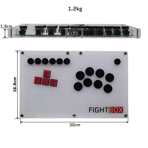 FightBox B6 Keyboard Button Leverless Arcade Game Controller for PC/PS/XBOX/SWITCH
