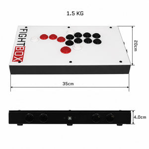 FightBox F10 All Button Leverless Arcade Game Controller for PC/PS
