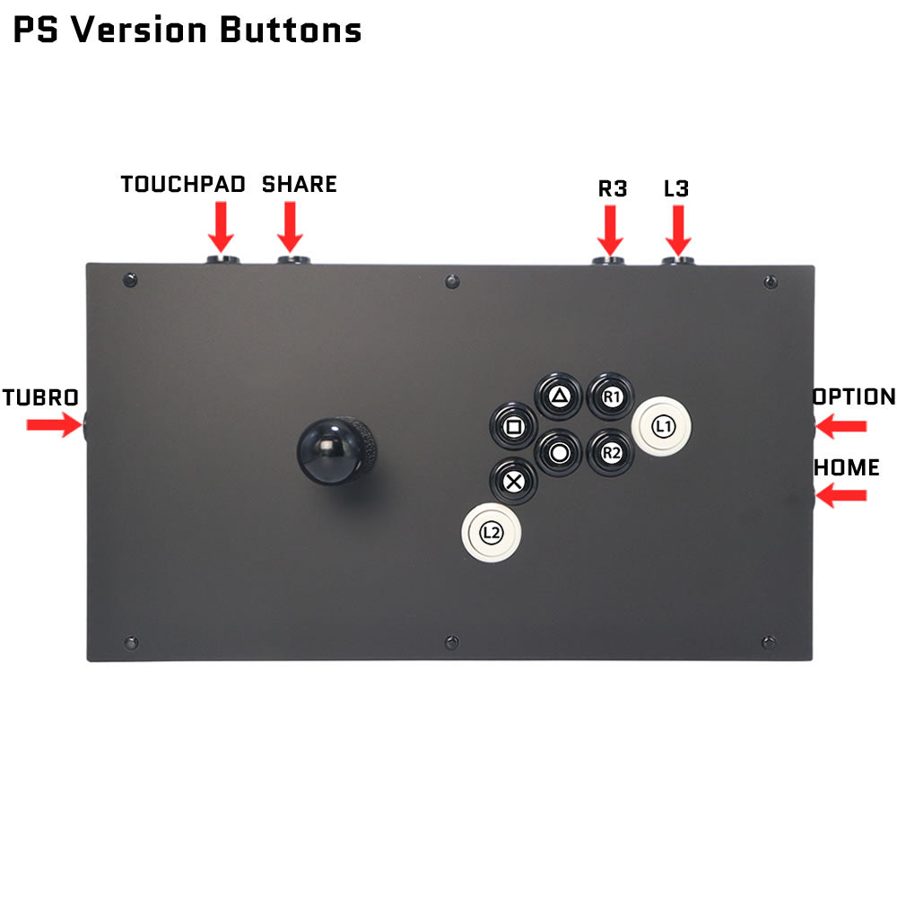 FightBox M9-6GAWD Arcade Joystick FightStick Game Controller for PC/PS/XBOX/SWITCH