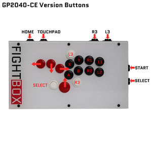 FightBox F10-EX All Button Leverless Arcade Game Controller for PC