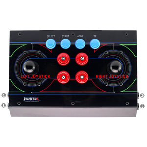 FightBox R10-Twin Arcade Twin Stick Dual Joystick Controller For PC/PS ...