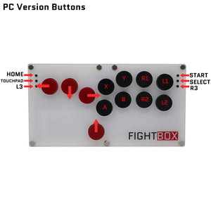 FightBox B1-MINI All Button Leverless Arcade Game Controller for