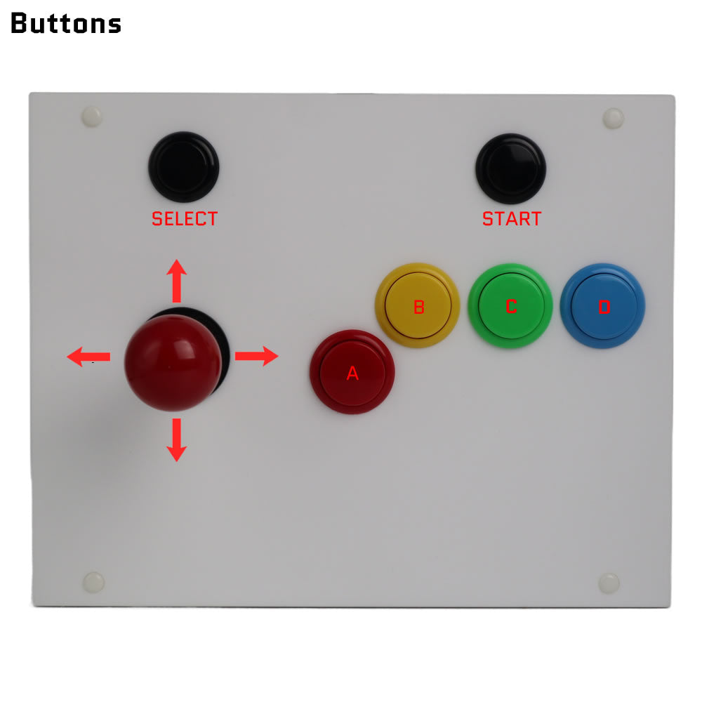 FightBox R2 Arcade Fight Stick Game Controller for SNK Neo Geo AES MVS CD