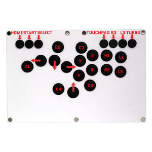 FightBox B-PRO All Button Leverless Arcade Game Controller for PC/PS/SWITCH