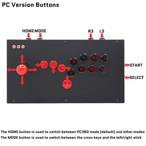 FightBox M1 Joystick and All Button Leverless Arcade Game Controller