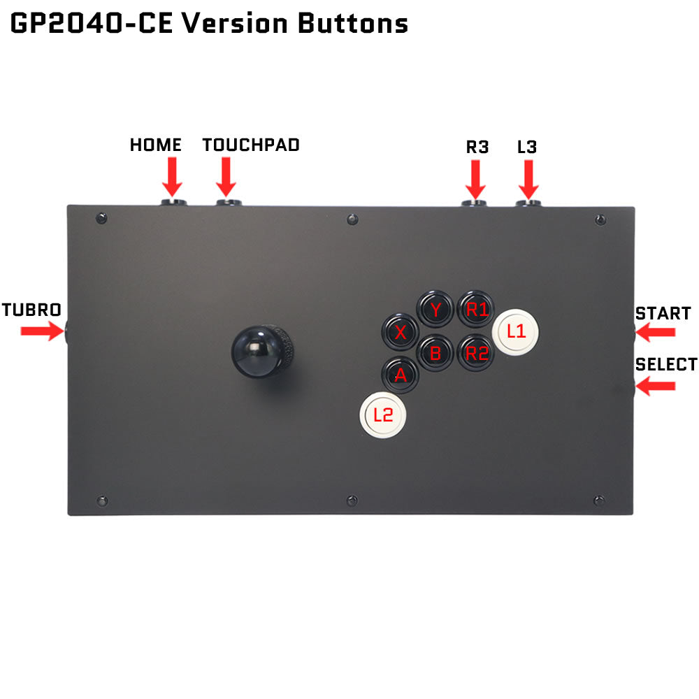 FightBox M9-6GAWD Arcade Joystick FightStick Game Controller for