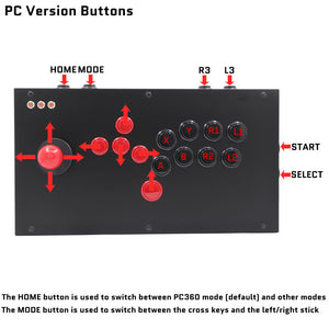 FightBox M3 Joystick and All Button Leverless Arcade Game Controller