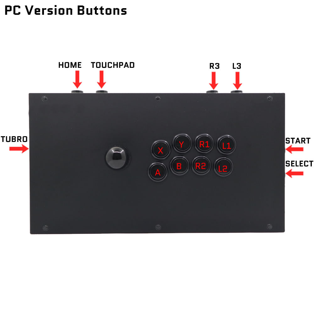 FightBox M9 Arcade Joystick FightStick Game Controller for PC/PS/XBOX/SWITCH