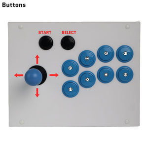 FightBox R4 Arcade Fight Stick Game Controller For PS2/PS3/PC