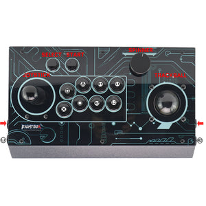 FightBox R10-PRO Arcade Fight Stick With Trackball&Spinner Retro