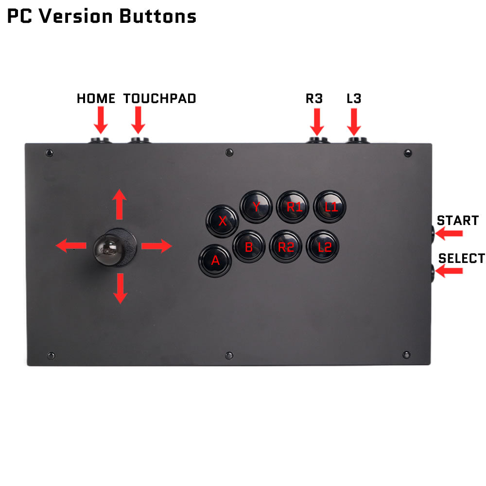 FightBox K2 Korean Lever Arcade Joystick Game Controller for PC/PS/XBOX/SWITCH
