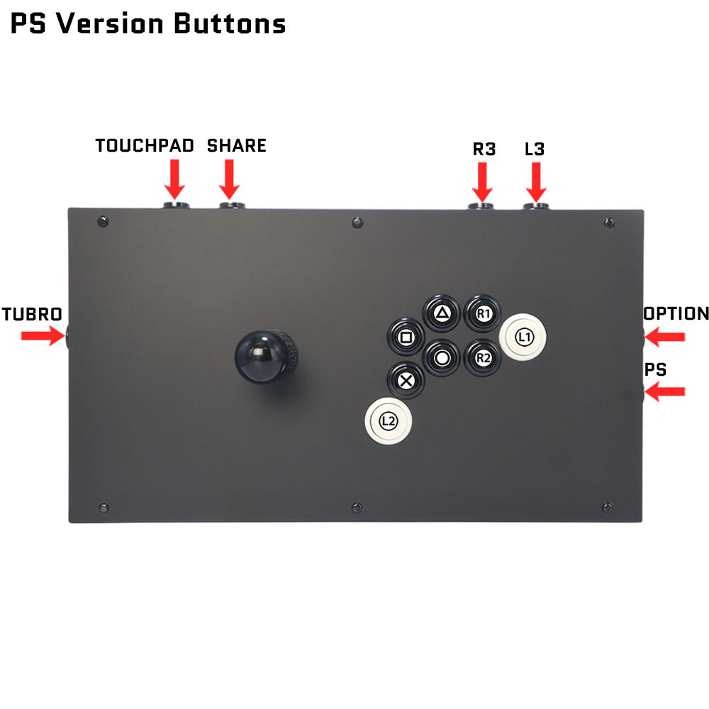 FightBox M9-6GAWD Arcade Joystick FightStick Game Controller for PC/PS/XBOX/SWITCH