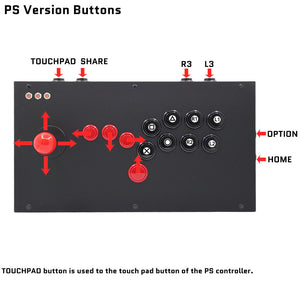 FightBox M1 Joystick and All Button Leverless Arcade Game Controller