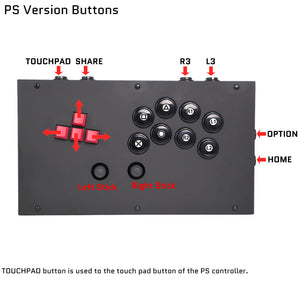 FightBox F6-GEN-5X Keyboard Button Analog Stick Leverless Arcade Game Controller