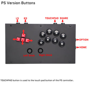 FightBox F6-GEN-5X Keyboard Button Analog Stick Leverless Arcade Game Controller for PC/SWITCH/PS5/XBOX