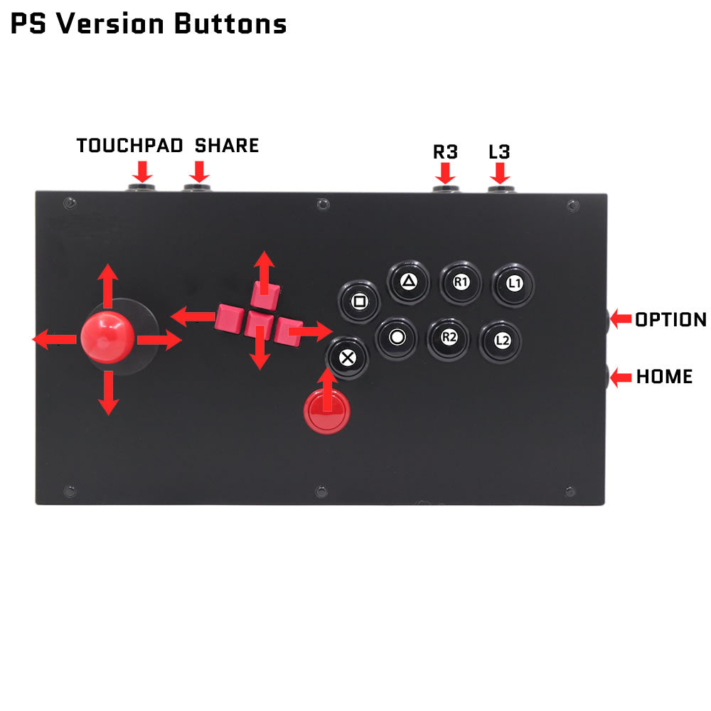 FightBox M7 Joystick and Keyboard Button Leverless Arcade Game Controller