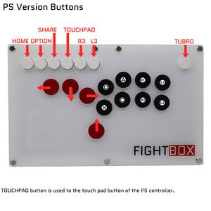 FightBox B1 All Button Leverless Arcade Game Controller for PC/PS/XBOX/SWITCH
