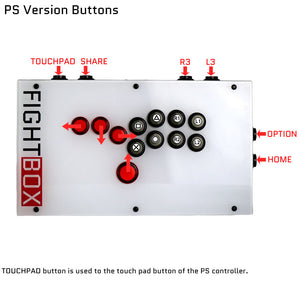 FightBox K1 All Button Leverless Arcade Game Controller for PC/PS/XBOX/SWITCH