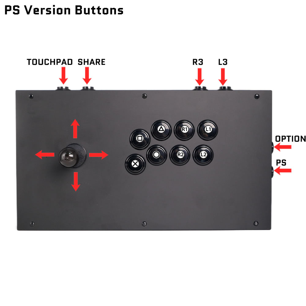 FightBox K2 Korean Lever Arcade Joystick Game Controller for PC/PS/XBOX/SWITCH