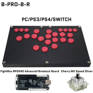 FightBox B-PRO All Button Leverless Arcade Game Controller for for