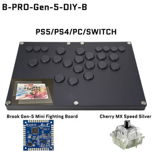 FightBox B-PRO All Button Leverless Arcade Game Controller for for