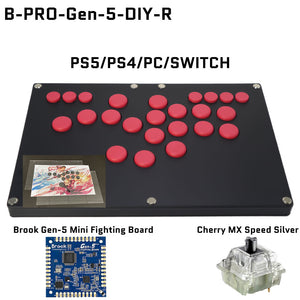 FightBox B-PRO All Button Leverless Arcade Game Controller for for
