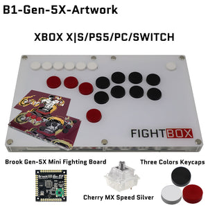 FightBox B1 All Button Leverless Arcade Game Controller for PC/PS